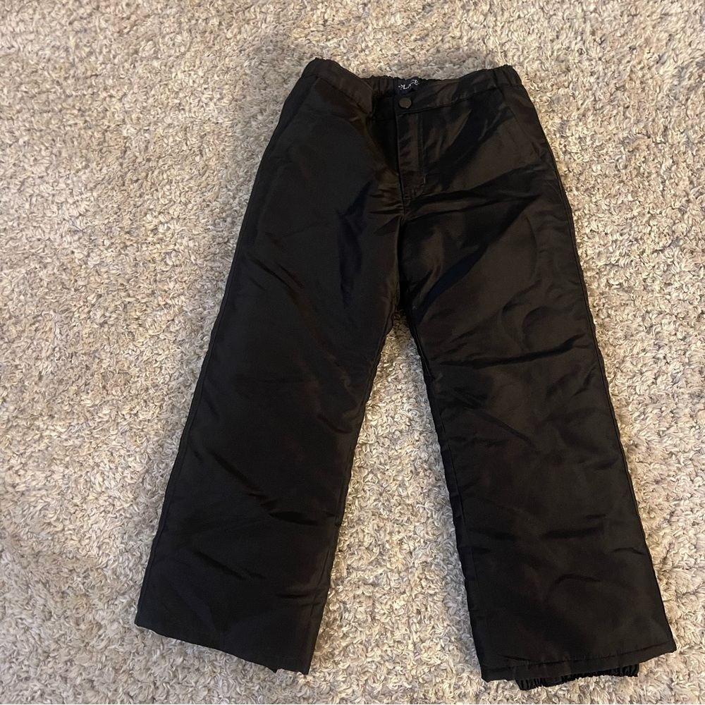The Children's Place Black Snow Pants Girls 6 never worn